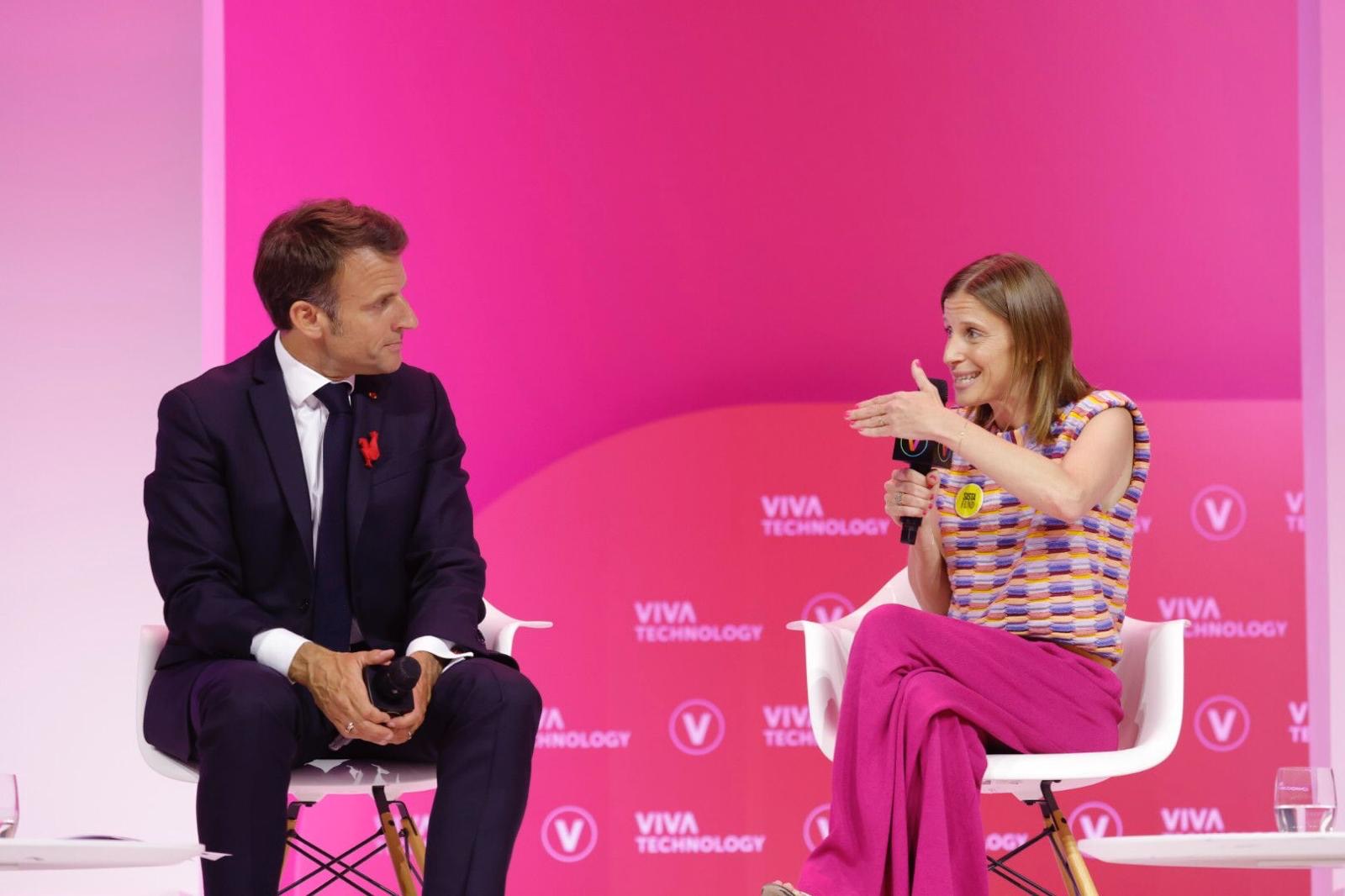 On stage at VivaTechnology